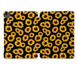 cute sunflowers flower pattern case compatible with all generations ipad air pro mini 5 6 11 inch 12.9 10.9 10.2 9.7 7.9 plastic fabric cover slim smart stand sn524 (8.3" mini 6th gen)