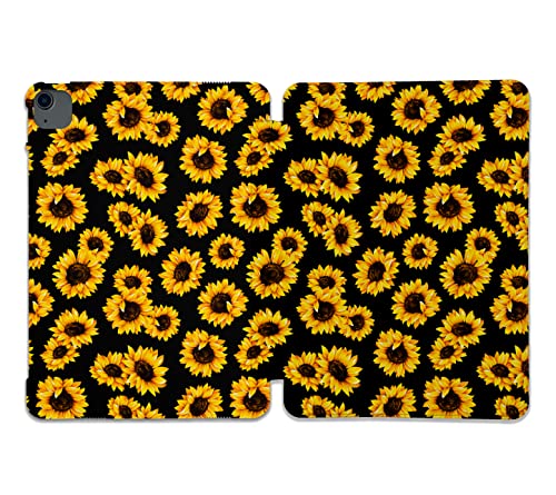Cute Sunflowers Flower Pattern case Compatible with All Generations iPad Air Pro Mini 5 6 11 inch 12.9 10.9 10.2 9.7 7.9 Plastic Fabric Cover Slim Smart Stand SN524 (8.3" Mini 6th gen)