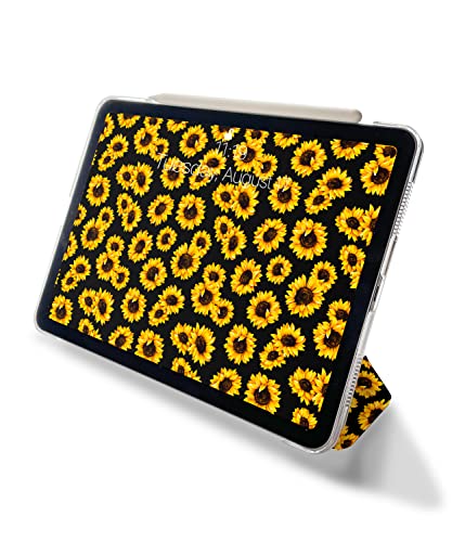 Cute Sunflowers Flower Pattern case Compatible with All Generations iPad Air Pro Mini 5 6 11 inch 12.9 10.9 10.2 9.7 7.9 Plastic Fabric Cover Slim Smart Stand SN524 (8.3" Mini 6th gen)
