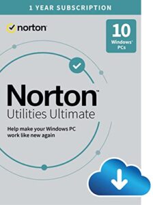 norton utilities ultimate – cleans and speeds up your pc, windows pcs only [download]