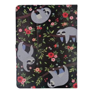 YHB Case for All-New Fire HD 10 & 10 Plus Tablet (11th Generation, 2021 Release), Slim Protective Case Folding Stand Multi-Angle Viewing TPU Back Cover, Cute Sloth