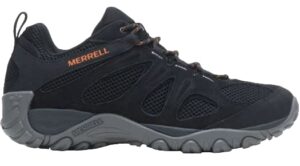merrell men's yokota 2 hiking shoe, black/exuberance, 10.5 m us