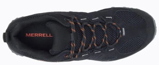 Merrell Men's Yokota 2 Hiking Shoe, Black/Exuberance, 10.5 M US