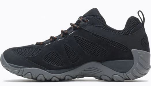 Merrell Men's Yokota 2 Hiking Shoe, Black/Exuberance, 10.5 M US