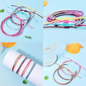 Long tiantian Waterproof String Bracelets for Girls Summer Wave Bracelet Friendship Handmade Wave Bracelet (P-16pcs-String Bracelets)