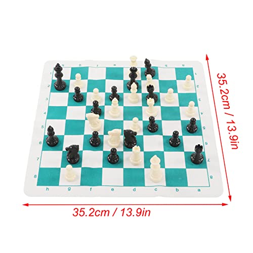 LISND Portable Travel Chess Set Lightweight Folding Roll Up Entertainment Game Compact Portable Picnic Travel Chess Set Wang Gao 65MM