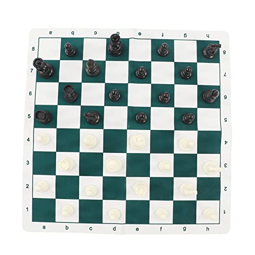 LISND Portable Travel Chess Set Lightweight Folding Roll Up Entertainment Game Compact Portable Picnic Travel Chess Set Wang Gao 95MM