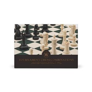 A&A Tournament Chess Set / 20''x20'' Foldable Silicone Chess Board / 3.75'' King Height Plastic Quadruple Weighted Classic Staunton Pieces/Storage Bag