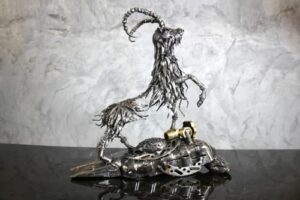 metal art phuket deer scrap metal sculpture
