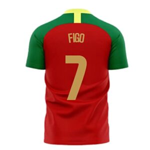 portugal 2022-2023 home concept football kit (airo) (luis figo 7)