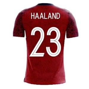 norway 2022-2023 home concept football kit (airo) (erling haaland 23)