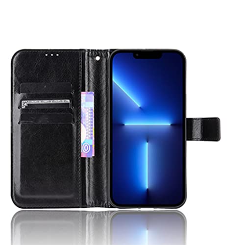 Fansipro Wallet Folio Case for LG V60 THINQ 5G, Premium PU Leather Slim Fit Cover for V60 THINQ 5G, 3 Card Slots, Feel Good, Black