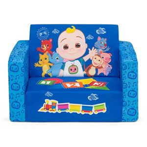 CoComelon Cozee Flip-Out Chair - 2-in-1 Convertible Sofa to Lounger for Kids by Delta Children