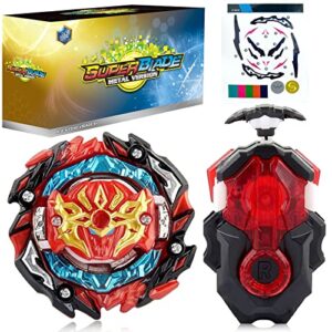 bey battling top blade battle set, b-188 astral spriggan spinning top set with launchers, toy gift for boys kids children ages 6+