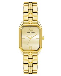 anne klein women's bracelet watch,gold