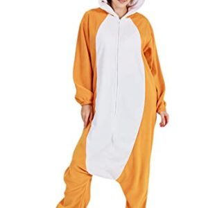 DELEY Unisex Animal Litter Cat Onesie, Adult Halloween Costumes Cosplay Pajamas Warm Sleepwear Homewear