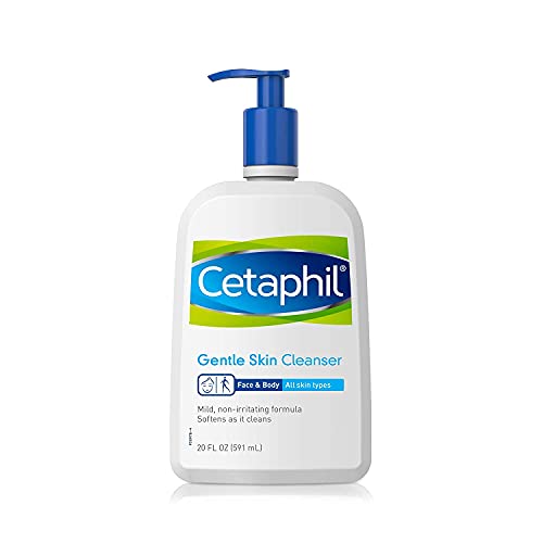 CETAPHIL Gentle Skin Cleanser 20 fl oz | Hydrating Face Wash & Body Wash | Ideal For Sensitive, Dry Skin | Non-irritating | Wont Clog Pores | Fragrance-free | Soap-free | Dermatologist Recommended