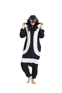 darkcom cosplay ribbon seal animal onesie christmas pajamas polar fleece homewear one piece sleepwear for men women small