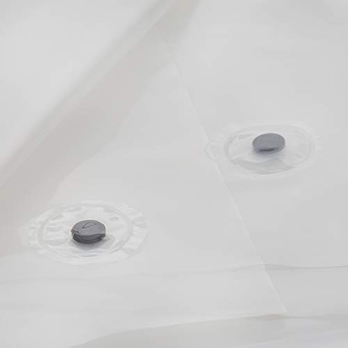 Linenspa Clear 4G Shower Curtain Liner – PEVA Waterproof Vinyl – 72 x 72 Inch Standard Shower Liner - Dorm Room Essentials