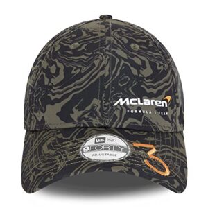 F1 McLaren 2022 Adult Daniel Ricciardo #3 Seasonal All Over Print Hat Black