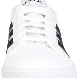 adidas Women's Grand Court Base 2.0 Tennis Shoes, Cloud White-core Black, 8