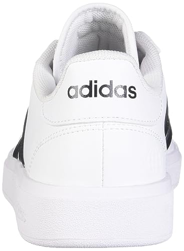 adidas Women's Grand Court Base 2.0 Tennis Shoes, Cloud White-core Black, 8