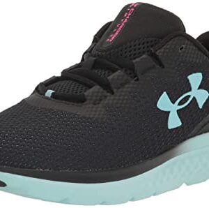 Under Armour Women's Charged Impulse 3 Running Shoe, Black/Black/Still Water, 8