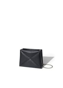 ro vitre mini quilted sling bag in black