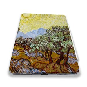 Van Gogh Olive Trees Case Compatible with All Generations iPad Air Pro Mini 5 6 11 inch 12.9 10.9 10.2 9.7 7.9 Plastic Fabric Cover Slim Smart Stand SN642 (8.3" Mini 6th gen)