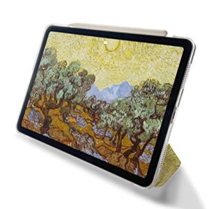 Van Gogh Olive Trees Case Compatible with All Generations iPad Air Pro Mini 5 6 11 inch 12.9 10.9 10.2 9.7 7.9 Plastic Fabric Cover Slim Smart Stand SN642 (8.3" Mini 6th gen)