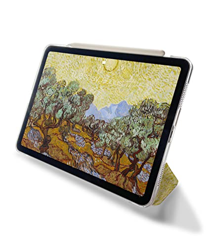 Van Gogh Olive Trees Case Compatible with All Generations iPad Air Pro Mini 5 6 11 inch 12.9 10.9 10.2 9.7 7.9 Plastic Fabric Cover Slim Smart Stand SN642 (8.3" Mini 6th gen)