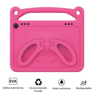 Fire HD 8 Tablet case,Fire HD 8 Case for Kids- Lightweight Shockproof Kid-Proof Cover with Stand for All-New Amazon Kindle Fire HD 8 Kids Tablet & Kids Pro Tablet,Rose