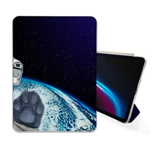 Cute Dog Austronaut Animal Art case Compatible with iPad Mini Air Pro 7.9 8.3 9.7 10.2 10.9 11 12.9 inch Pattern Cover New 2022 2021 Trifold Stand 3 4 5 6 7 8 9 Generation 217 (10.2" iPad 7/8/9 gen)