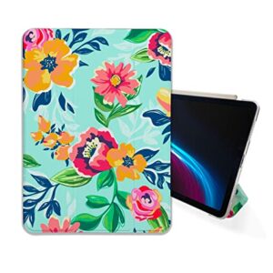 Abstract Flowers Painted case Compatible with iPad Mini Air Pro 7.9 8.3 9.7 10.2 10.9 11 12.9 inch Pattern Cover New 2022 2021 Trifold Stand 3 4 5 6 7 8 9 Generation 220 (11" iPad Pro 1/2/3 gen)