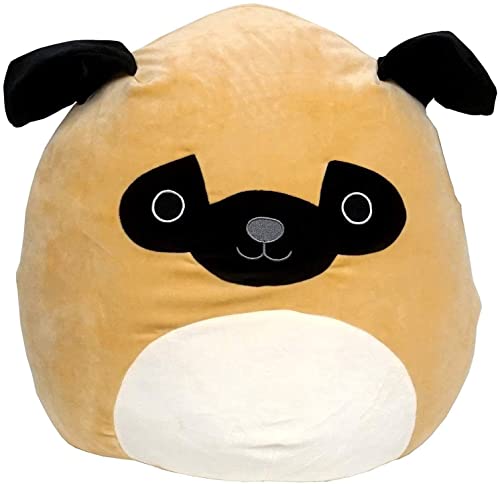 Squishmallows Official Kellytoy Plush 8 Inch Squishy Soft Plush Toy Animals (Prince Pug Dog)