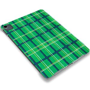 Cute Green Buffalo Plaid case Compatible with iPad Mini Air Pro 7.9 8.3 9.7 10.2 10.9 11 12.9 inch Pattern Cover New 2022 2021 Trifold Stand 3 4 5 6 7 8 9 Generation 231 (9.7" 5/6 gen)