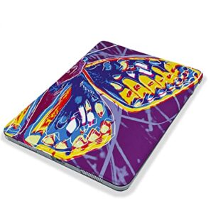 Kawaii Purple Monarch Butterfly case Compatible with iPad Mini Air Pro 7.9 8.3 9.7 10.2 10.9 11 12.9 inch Pattern Cover New 2022 2021 Trifold Stand 3 4 5 6 7 8 9 Generation (11" iPad Pro 1/2/3 gen)