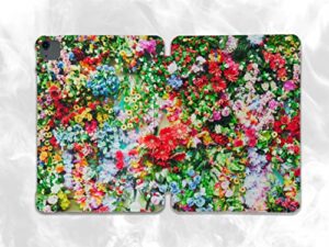 cute vintage flowers art case compatible with ipad mini air pro 7.9 8.3 9.7 10.2 10.9 11 12.9 inch pattern cover new 2022 2021 trifold stand 3 4 5 6 7 8 9 generation 309 (9.7" 5/6 gen)