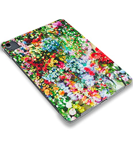Cute Vintage Flowers Art case Compatible with iPad Mini Air Pro 7.9 8.3 9.7 10.2 10.9 11 12.9 inch Pattern Cover New 2022 2021 Trifold Stand 3 4 5 6 7 8 9 Generation 309 (9.7" 5/6 gen)