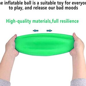 Deashun 47'' Water Filled Bubble Ball for Adults & Children Toy Beach Garden Ball Funny Inflatable Water Ball Soft Rubber Ball Jelly Balloon Balls for Outdoor Indoor Party