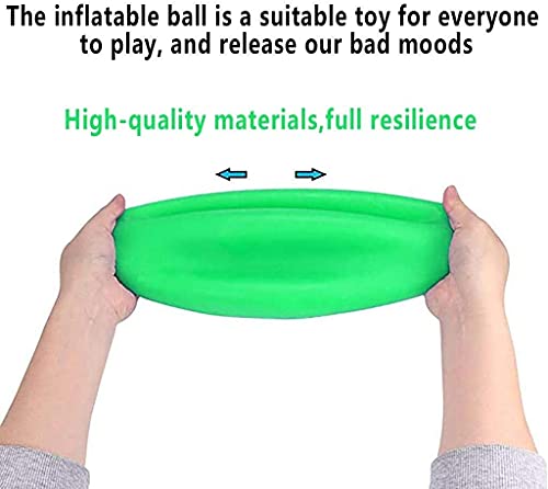 Deashun 47'' Water Filled Bubble Ball for Adults & Children Toy Beach Garden Ball Funny Inflatable Water Ball Soft Rubber Ball Jelly Balloon Balls for Outdoor Indoor Party