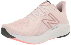 new balance women's fresh foam x vongo v5 running shoe, washed pink/grapefruit/stone pink, 9.5 wide
