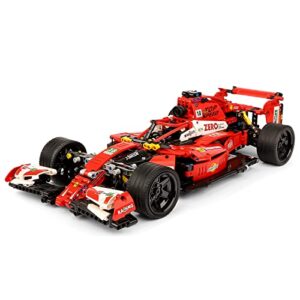 toy player f1 racing car model kit, 1:10 model car, compatible with lego technic, building blocks and construction toy for adults and kid 6 7 8 9 years kids (1308 pcs)