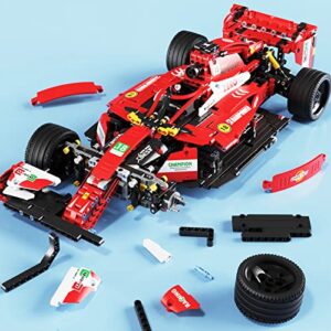 TOY PLAYER F1 Racing Car Model Kit, 1:10 Model Car, Compatible with Lego Technic, Building Blocks and Construction Toy for Adults and Kid 6 7 8 9 Years Kids (1308 Pcs)