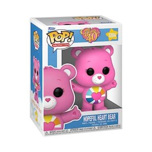 funko pop! animation: care bears 40th anniversary - hopeful heart bear with glow in the dark chase (styles may vary)
