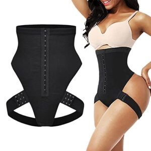 feeljam cuff tummy trainer exceptional shapewear,women's cuff tummy trainer with butt lift (black, 5xl)