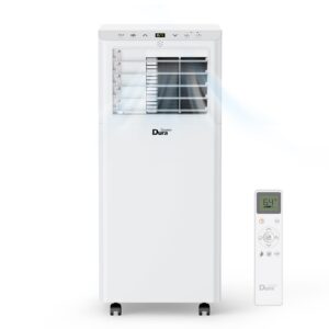 duracomfort portable air conditioners 8000 btu, 3-in-1 ac unit, cool, dehumidifier & fan, for room up to 200 sq.ft 4900 btu sacc