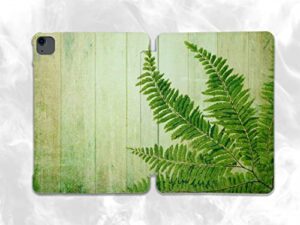 leaves kawaii tropical fern case compatible with ipad mini air pro 7.9 8.3 9.7 10.2 10.9 11 12.9 inch pattern cover new 2022 2021 trifold stand 3 4 5 6 7 8 9 generation 341 (11" pro 1/2/3 gen)
