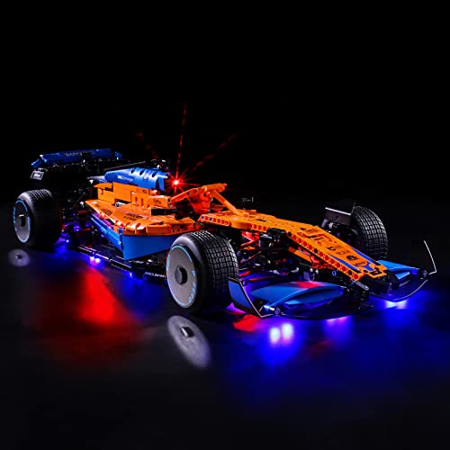 YEABRICKS LED Light Kit for Lego - Technic McLaren Formula 1 Race Car Building Blocks Model, LED Light Set Compatible with 42141(Lego Set NOT Included)