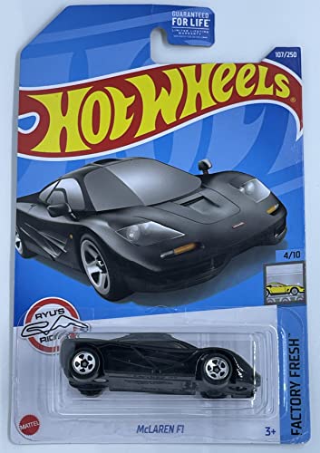 Hot Wheels 2022 - McLaren F1 - Black - Ryu's Rides - Factory Fresh 4/10